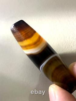 Ancient Beautiful Rare Banded Agate, Dzi, Amulet Bead