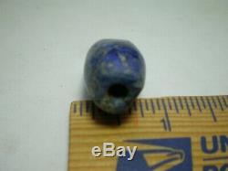Ancient Huge Rare Blue Gem Conicaly Drild Hevy Minral/patina Kilr Best IV Got1a1