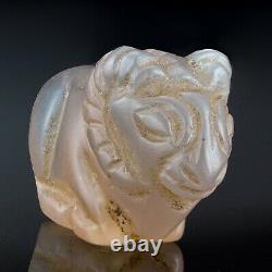 Ancient Rare Near eastern Bactrian carved Agate stone animal amulet