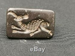 Ancient Rare neateastern Persia stone cylinderseal bead