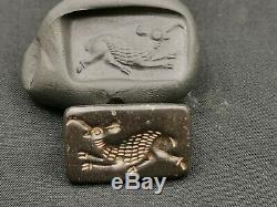 Ancient Rare neateastern Persia stone cylinderseal bead