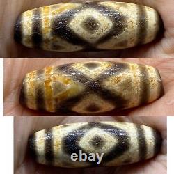Ancient Tibetan Eye dZi Bead rare eye pattern circa 2nd century AD