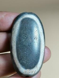 Ancient near Eastern rare, black stone evil protecter eye bead