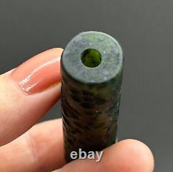 Ancient near eastern rare Agate stone intaglio cylinder bead