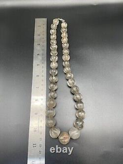 Antique Rock Crystal Quartz Beads from Himalaya old rare beads antique Crystal
