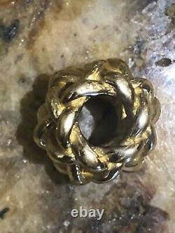 Auth Trollbeads Rare Danish Event Prisms, Russian Diamond, 18k Gold Bead
