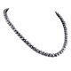 Black Diamond Necklace 28 Inch 6 Mm Certified Aaa Elegant! Rare Earth Mined