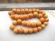Beads Stone Amber Pressed Natural Baltic White Bead 61g Rare Old Sea Vintage