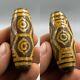Beautiful Ancient Agate Dzi Bead Amulet With Rare Eyes Big Agate Bead