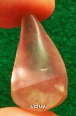 Beautiful Rare Mississippian Gem Fluorite Bead / Pendant Preform Warrick Co IN
