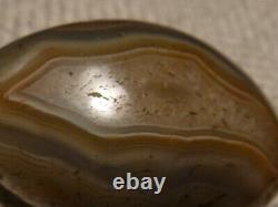 Beautiful Rare X-large Ancient Tibetan Agate Stone Bead With Buddha Eye Dzi