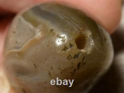 Beautiful Rare X-large Ancient Tibetan Agate Stone Bead With Buddha Eye Dzi