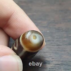 Beautiful Tibetan 6 Eyes Agate stone HQ Very rare Dzi Bead Amulet