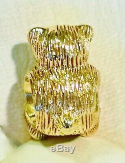 Brand New Pandora 14K Gold Bear Charm, 750462, Rare To Find