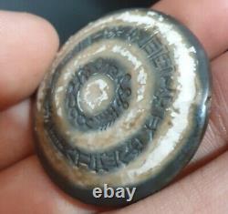 Circa near eastern stone bead with cuneiform writings. Extremely rare