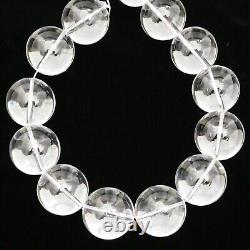 Crystal Quartz AAA Round 28mm Rare Size