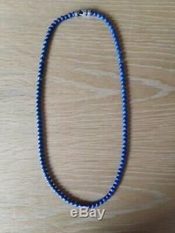 David Yurman Spiritual Bead Collection Lapis Necklace & Bracelet RARE