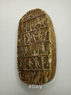 EGYPTIAN STONE ANCIENT ANTIQUE Bead Beetle Rare Scarab Protection Luck Good