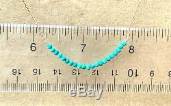 Elegant rare sleeping beauty turquoise bracelet hand wire wrap elegant 7.5 14k