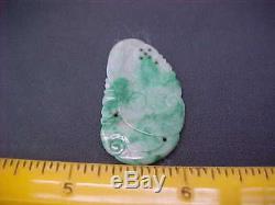 Estate Vintage New Old Stock Natural Gemstone Specimen Rare Jade Carving Bead L3