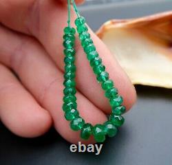 Exquisite Gem Zambian Emerald Beads Rare Aaaa+ Gel Color Rare Large Sizes