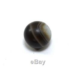 Extreme Rare Bead Of Ancient Solomons (Suleamani) Round Agate Stone. G52-18 US