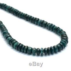 Extremely Rare- GRANDIDIERITE Gemstone Beaded Necklace, 5.5-6.5mm Rondelle Beads