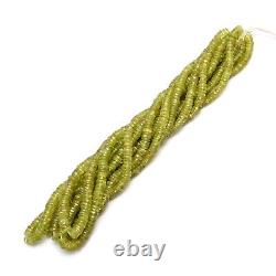 Extremely Rare Natural Sphene Titanite 5mm-7mm Faceted Heishi Beads 16 Strand