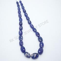 Extremely Rare Natural Tanzanite Oval Beads, Faceted Gemstone Nugget Beads