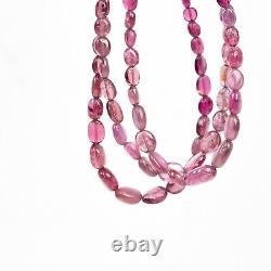 Extremely Rare Rubelite Spinel Plain Oval Shape 3x4-5x6 mm Beads For Jewelry