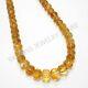 Extremely Rare Natural Carved Citrine Beads, Citrine Carved Rondelle Beads 16