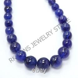 Extremely rare Natural Tanzanite Gemstone High Quality Smooth Round Beads