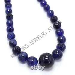 Extremely rare Natural Tanzanite Gemstone Smooth Round Beads High Quality