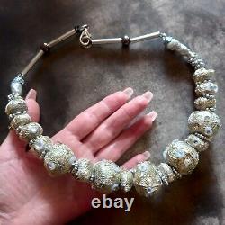 Fashion necklace luxury jewelry minimal design fashion rhinestones sequins beads
