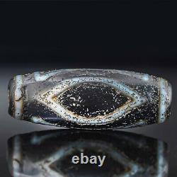 Found Tibetan Antique old Agate stone evil eye protect stone rare bead
