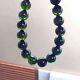 Genuine Natural Green Tourmaline Crystal Beads Rare Bracelet 11m 6a