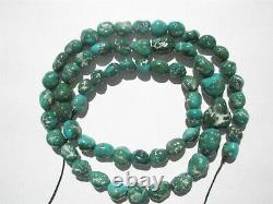 Genuine Rare Fox Mine Turquoise Nugget Beads 6-8x5-6mm Str