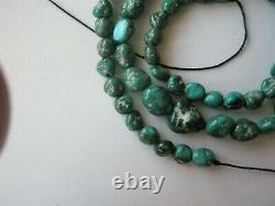 Genuine Rare Fox Mine Turquoise Nugget Beads 6-8x5-6mm Str