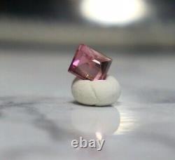 Genuine Rubellite Gemstone, Rare Pink Tourmaline Crystal beads. Of. Babylon