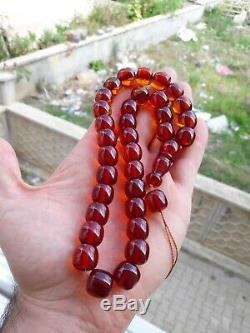 Germany Rare Faturan Tasbih Misbaha Prayer Beads Amber Bakelite islamic Stones
