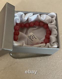 High Quality Rare Rhodochrosite Rose Ice Bracelet 10 Mm