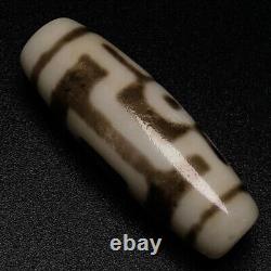 Himalayan Ancient Tibetan DZI Beads Old Agate Rare 2 Eye Totem Amulet Pendant