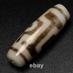 Himalayan Ancient Tibetan DZI Beads Old Agate Rare 2 Eye Totem Amulet Pendant