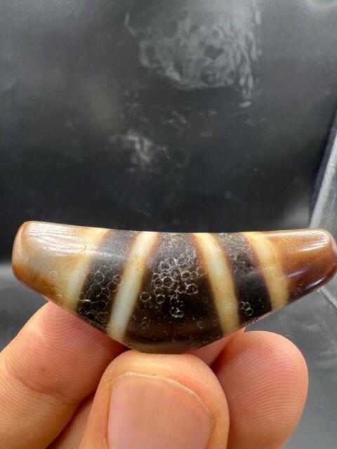 Himalayan Old Tibetan Agate Stone Rare Wonderful Bead Amulet #2
