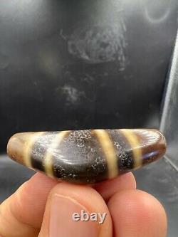 Himalayan old Tibetan agate stone rare wonderful bead amulet #2