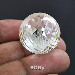 Huge & Rare, Certified 98.50Ct White Diamond Loose Bead Great Sparkle & Fire