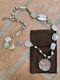 Jes Maharry Sterling Silver Sun Horse Gemstone Pearls Necklace Amazing Very Rare