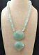 Jay King Light Green Serpentine Beaded Drop Necklace Rare Nwt
