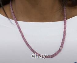 Jay King Mine Finds Graduated Pink SAPPHIRE 18 Necklace Sterling 925 DRT RARE