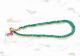 Knotted Rare Bright Green Natural Real Emerald Gemstone Bracelet 18k Gold 7